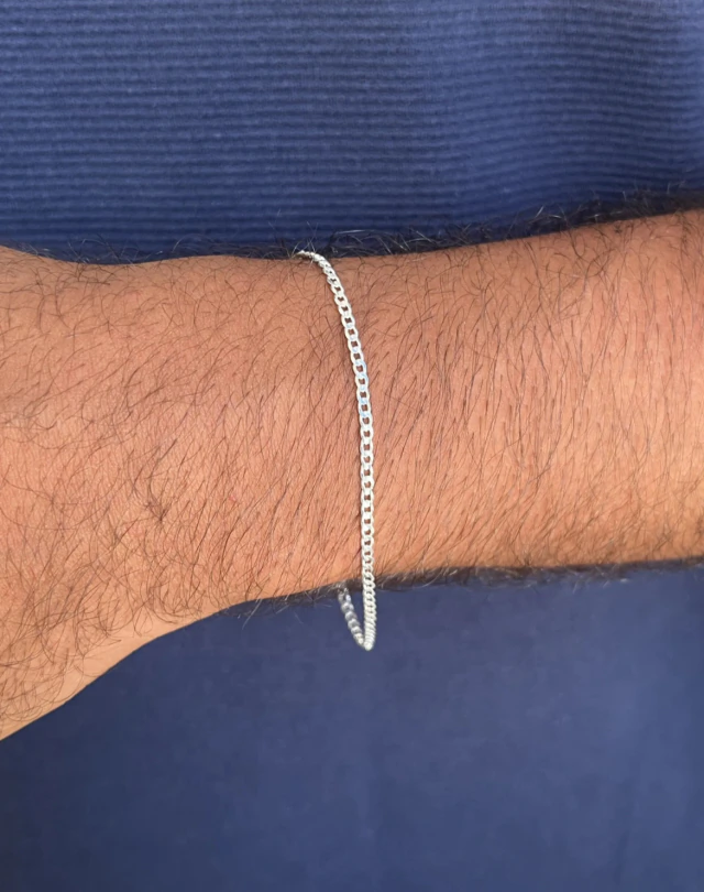 Pulseira Masculina Grumet 2.2mm 21cm